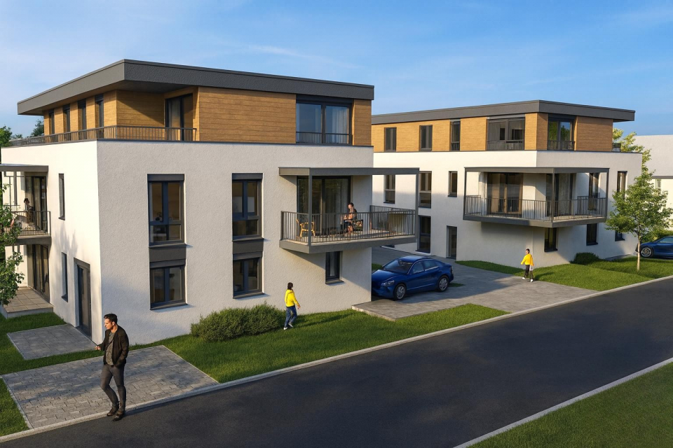 Moderne KfW 40 QNG Wohnungen in Kehl-Innenstadt