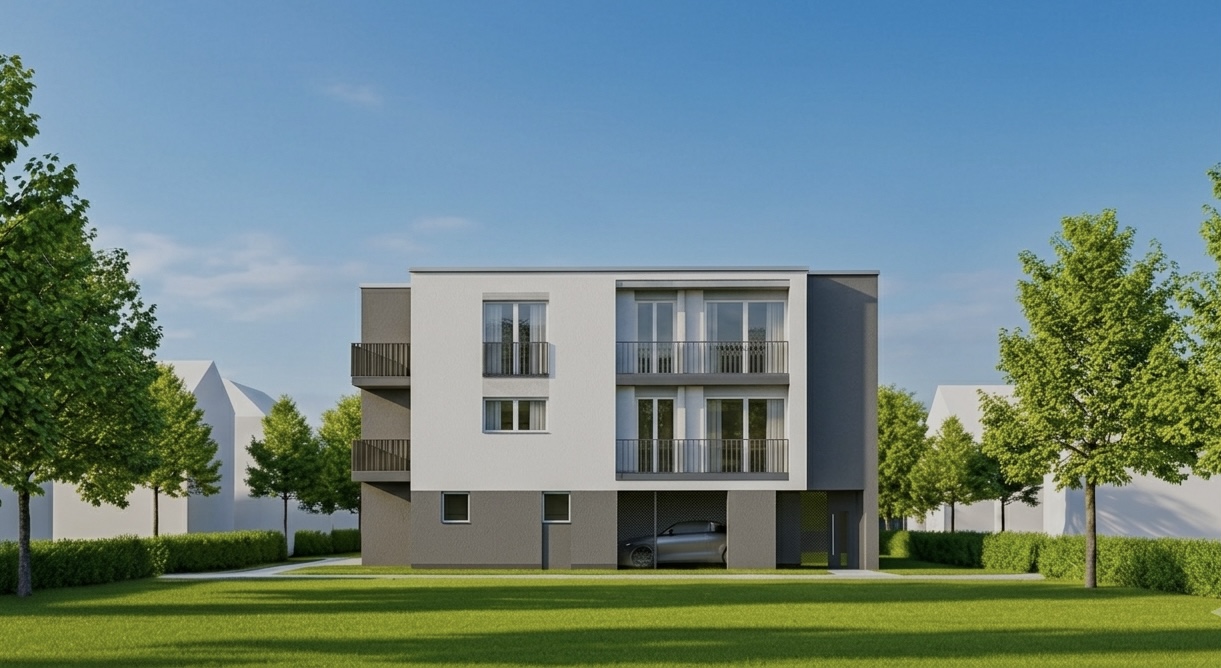 Modernes Mehrfamilienhaus in Kehl-Bodersweier